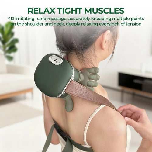Hand-Shaped Deep Tissue Trapezius Massager