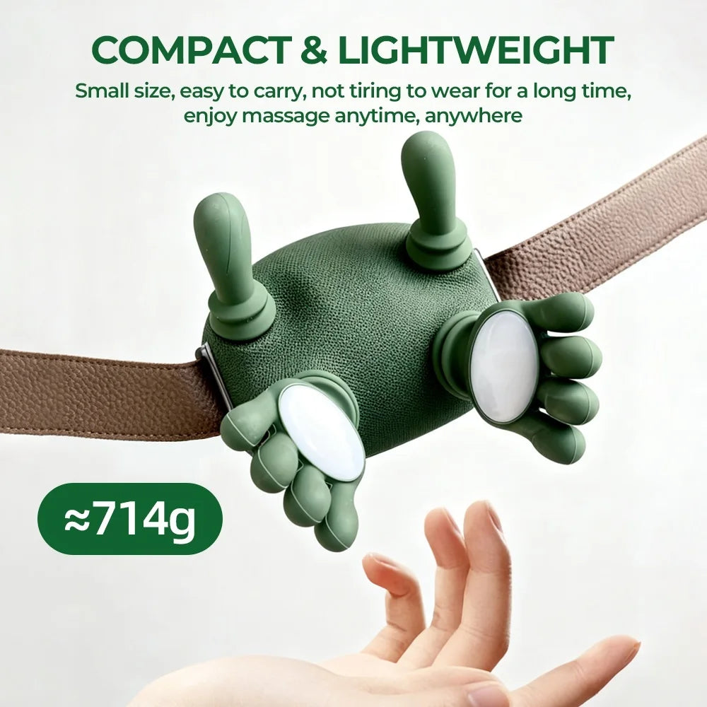 Hand-Shaped Deep Tissue Trapezius Massager